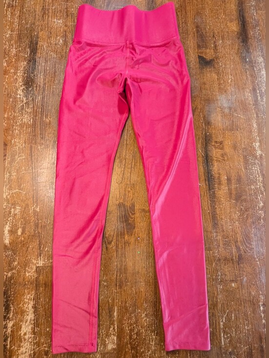 Carbon38 Pants - Carbon38 Dark Pink High Shine Leggings Size XS Activewear Athleisure Yoga Gym